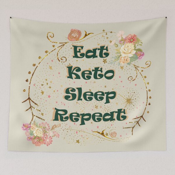 Item preview, eat keto sleep repeat designed and sold by juvee.