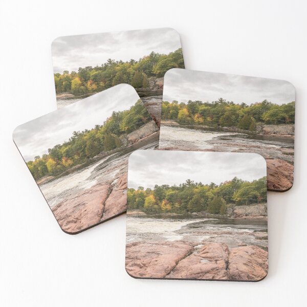 Item preview, Mississagi River - Whitewater Rapids and Pink Granite Riverbed  designed and sold by Georgia Mizuleva.
