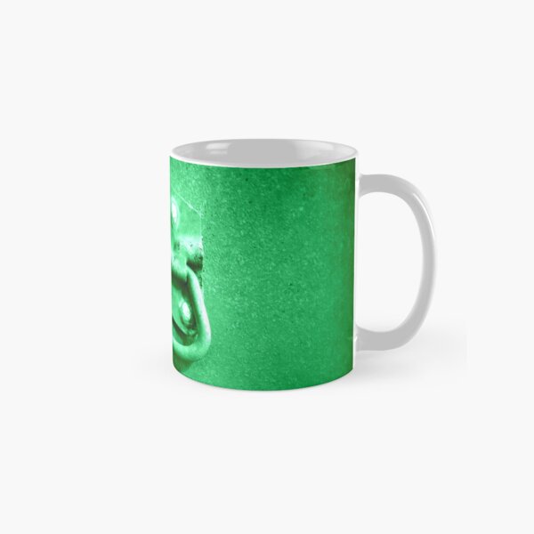 Green handle Classic Mug