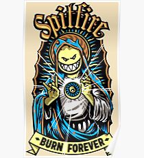 Spitfire Burn Forever Poster