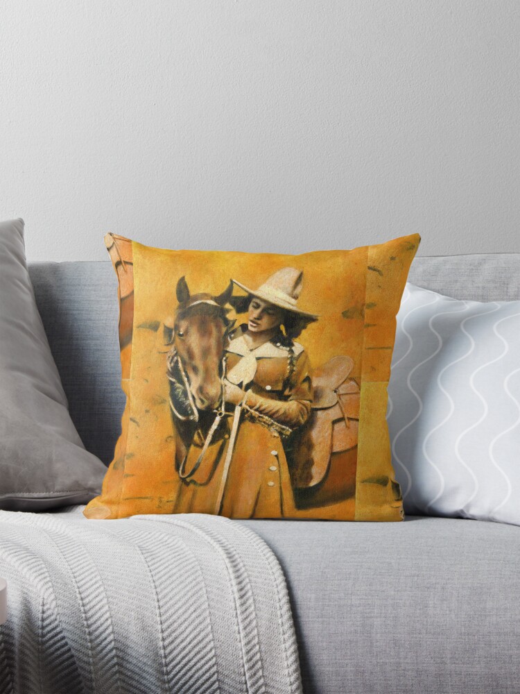 Cowgirl pillow best sale