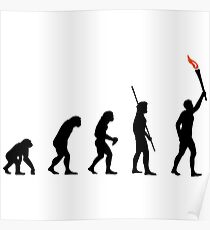Evolution Feuerfackel Poster