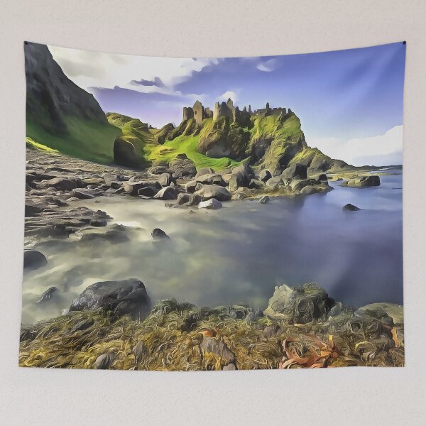 Item preview, Dunluce Castle, Ireland. (Painting) designed and sold by cmphotographs.
