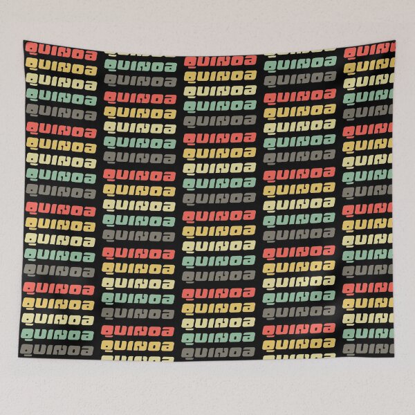 Item preview, Quinoa - Vegan - Retro - Text designed and sold by BananaFactory.