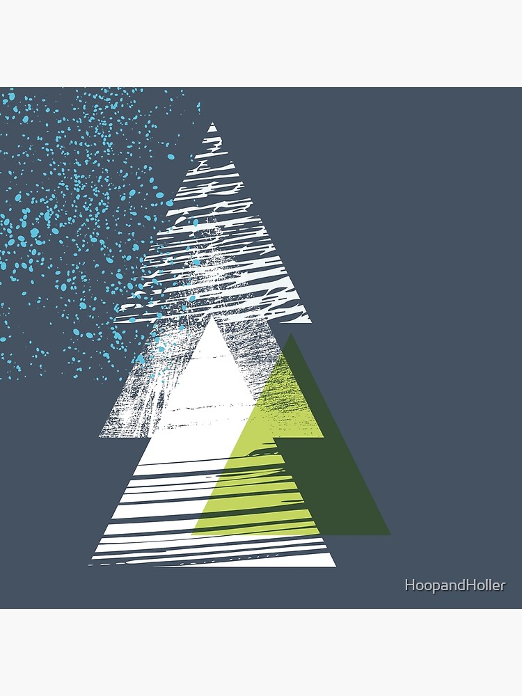 Thumbnail 4 of 4, Pillow, Geometric Christmas Tree designed and sold by HoopandHoller.