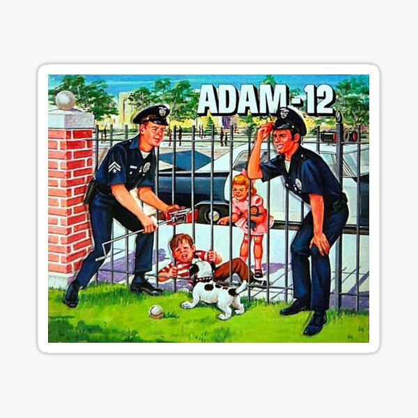 Adam 12 Sticker