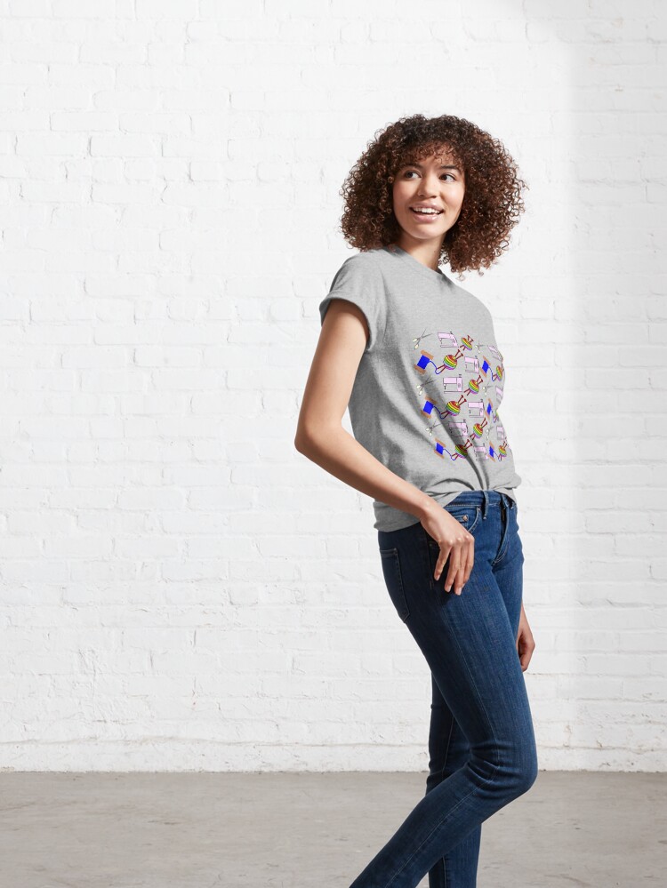Alternate view of Crafts everywhere collage Classic T-Shirt