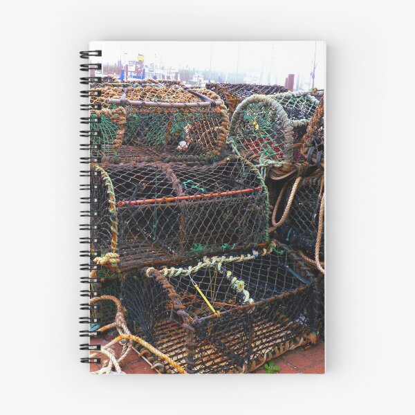 Item preview, Lobster-pots In Scarborough Harbour  designed and sold by mcworldent.