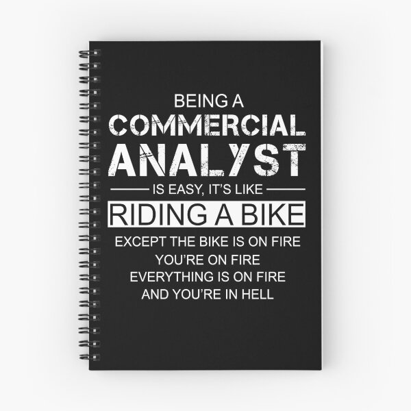 Item preview, Being A Commercial Analyst Is Easy Like Riding A Bike designed and sold by berryferro.