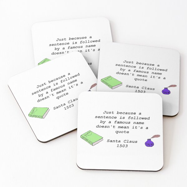 Item preview, a false santa quote designed and sold by 6059.