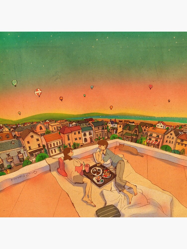 Rooftop picnic by puuung1