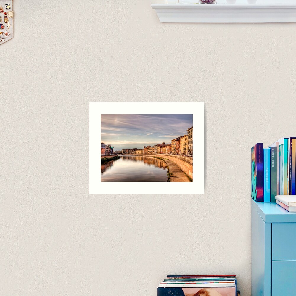 River Arno - Pisa Art Print
