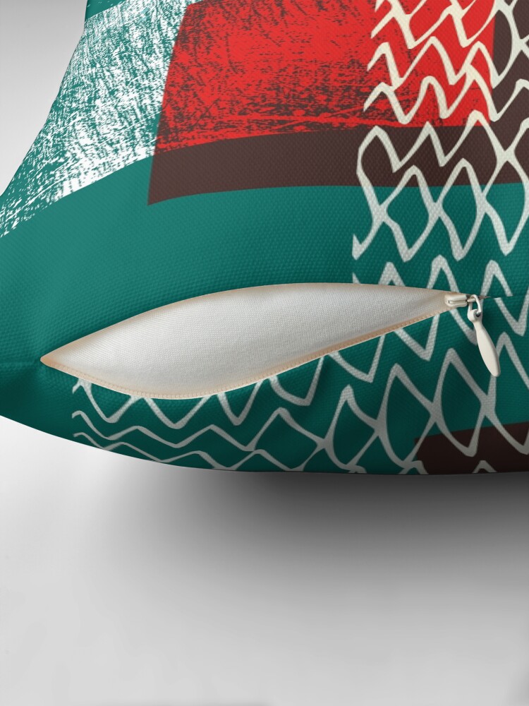 Thumbnail 2 of 4, Pillow, Geometric Christmas Boxes designed and sold by HoopandHoller.