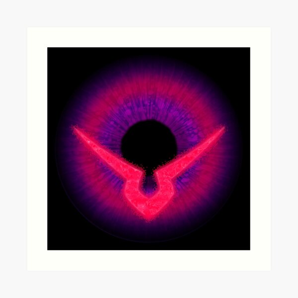 Code Geass Eye Art Print By Codygronk Redbubble