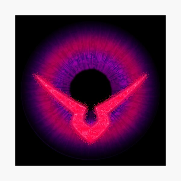 Code Geass Eye Photographic Print By Codygronk Redbubble