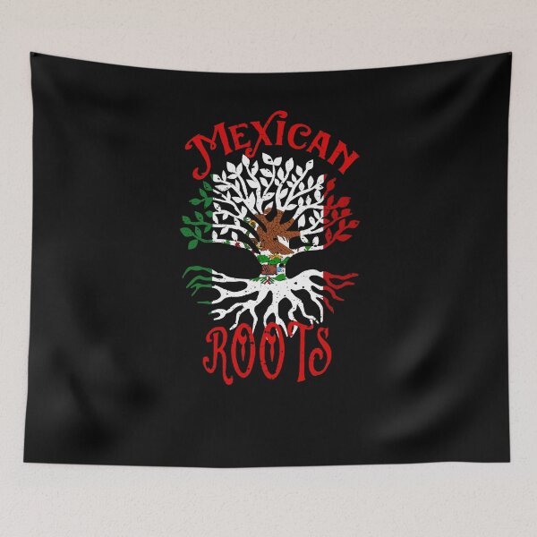 Item preview, Mexican Roots Mexico Flag Family Tree Ancestry Heritage designed and sold by LarkDesigns.