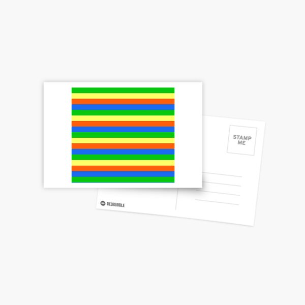 Fruity stripes Postcard