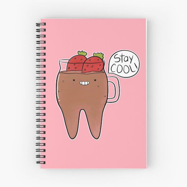 Item preview, Stay Cool! Chocolate Strawberry Smoothie Molar Mug designed and sold by Happimola Designs.