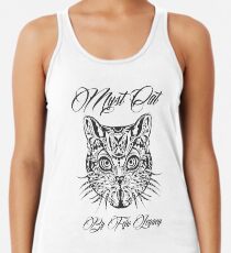 Camiseta de tirantes para mujer Gato myst