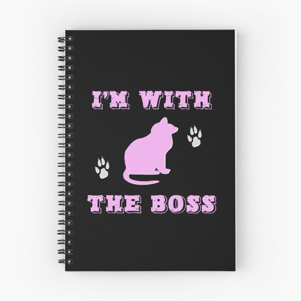 Item preview, I'm With the Boss - Cat - Lover - I love Cats - Cute Cat designed and sold by BananaFactory.