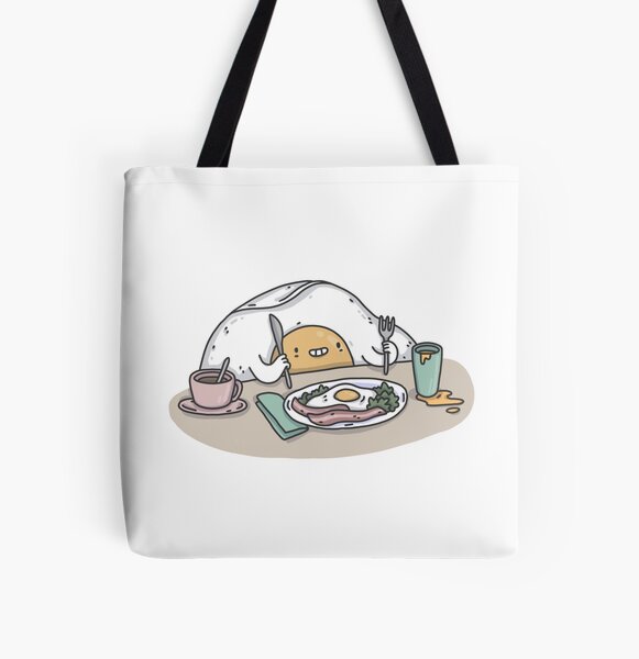 Breakfast All Over Print Tote Bag