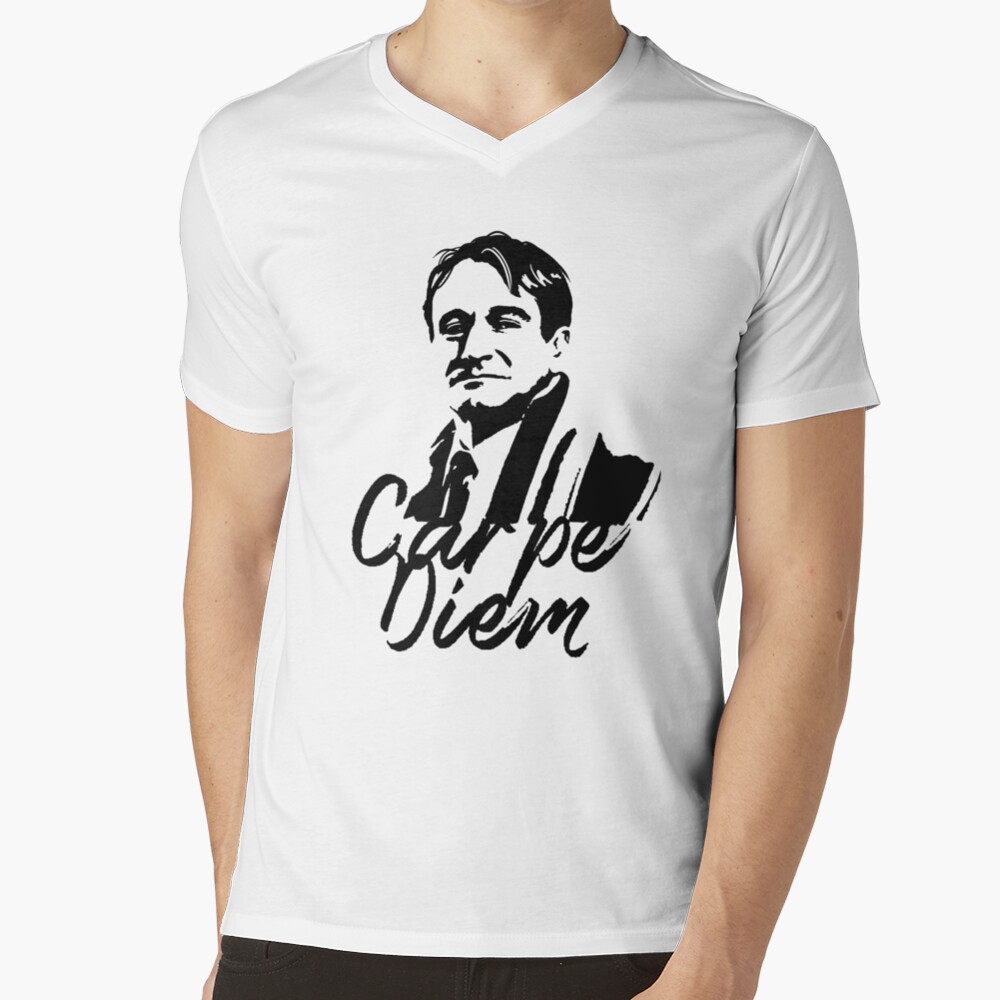 Carpe Diem (Dead Poets Society) V-Neck T-Shirt