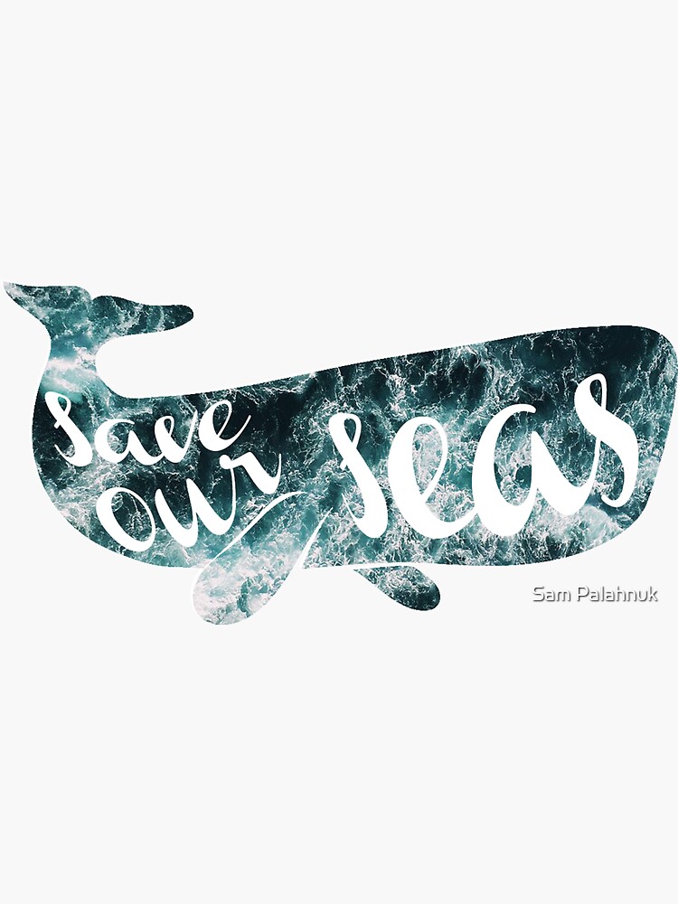 save our seas - ocean whale by sampalahnukart