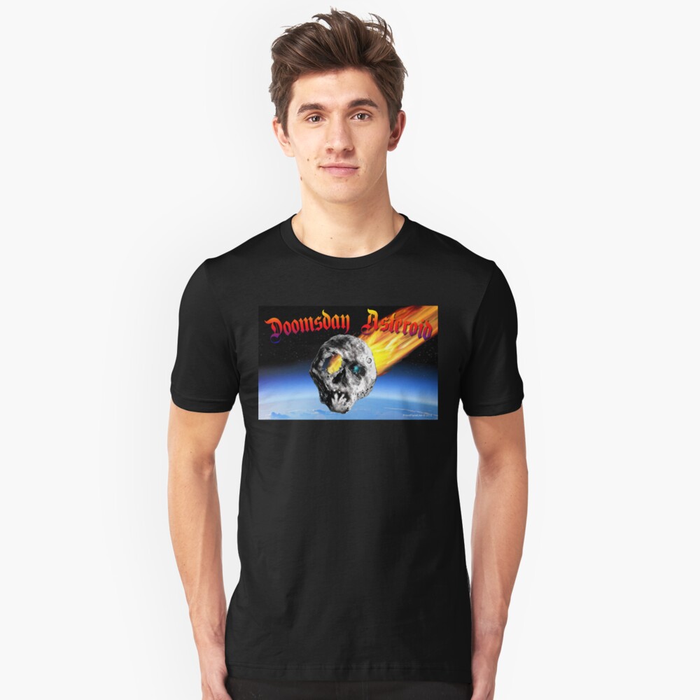 Doomsday Asteroid Slim Fit T-Shirt