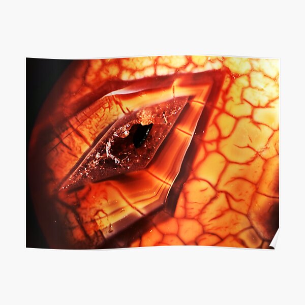 Dragon's Eye (Fire Agate) Poster
