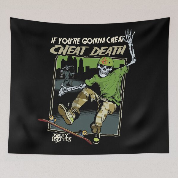 Item preview, Jolly Rotten - Skateboard Art designed and sold by drawntobewild.