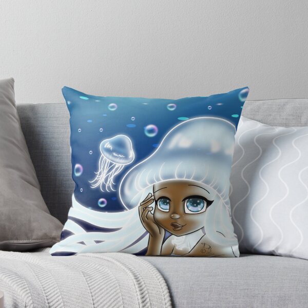 Item preview, African American Girl and Jellyfish designed and sold by treasured-gift.