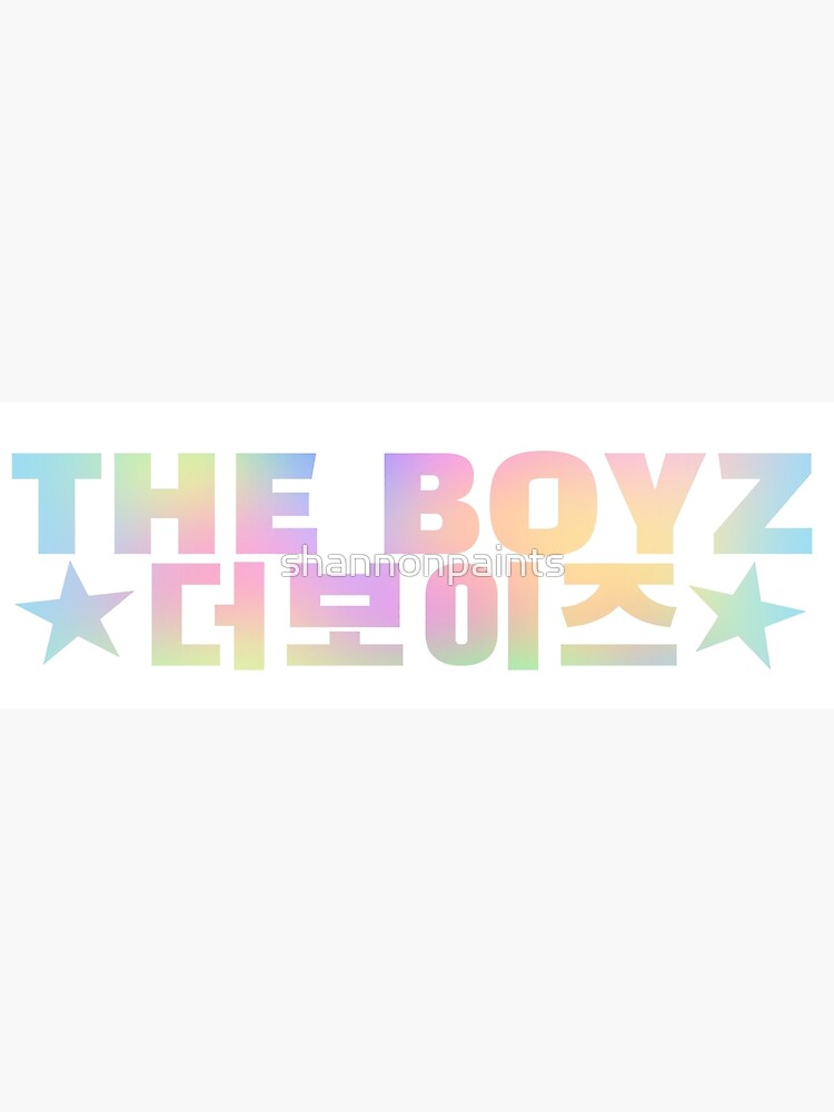 THE BOYZ ★ KPOP ★" Poster for Sale by shannonpaints | Redbubble