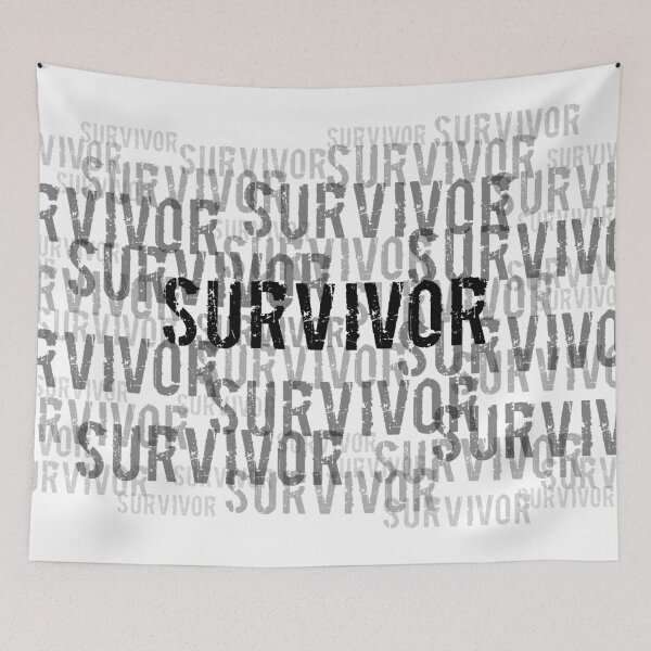 Item preview, Survivor 3 (Black On White) designed and sold by SyPhelan.