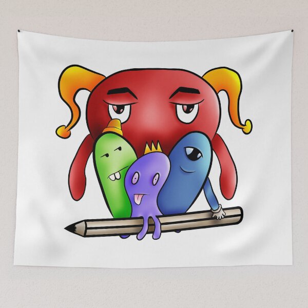 Item preview, Little monsters draw team designed and sold by Melcu.