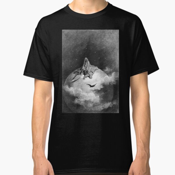 Gustave Dore. 1883, Illustration, Edgar Allan Poe, THE RAVEN. Classic T-Shirt