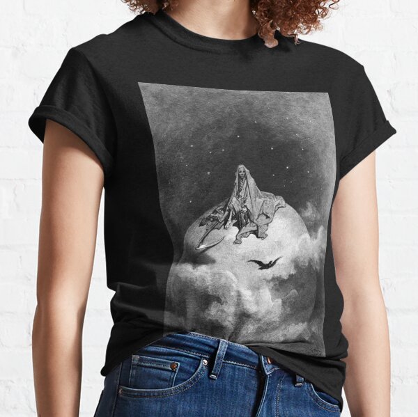 Gustave Dore. 1883, Illustration, Edgar Allan Poe, THE RAVEN. Classic T-Shirt
