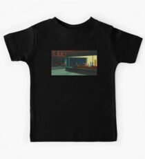 AMERIKANISCHER KÜNSTLER, Edward Hopper, Nighthawks, 1942 Kinder T-Shirt