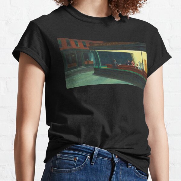 AMERICAN ARTIST. Edward Hopper, Nighthawks, 1942. Classic T-Shirt