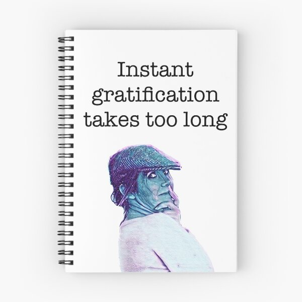 Item preview, Carrie Fisher Gratification Quote designed and sold by tbarrett815.
