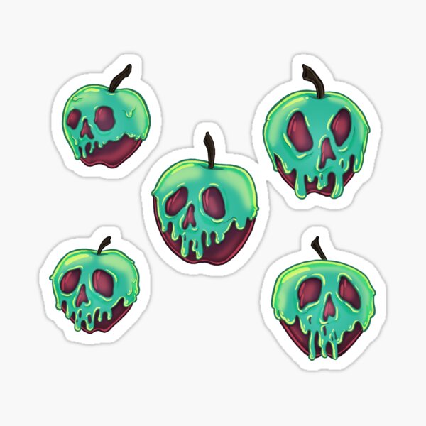 Poison Apple Bite Stickers for Sale Redbubble