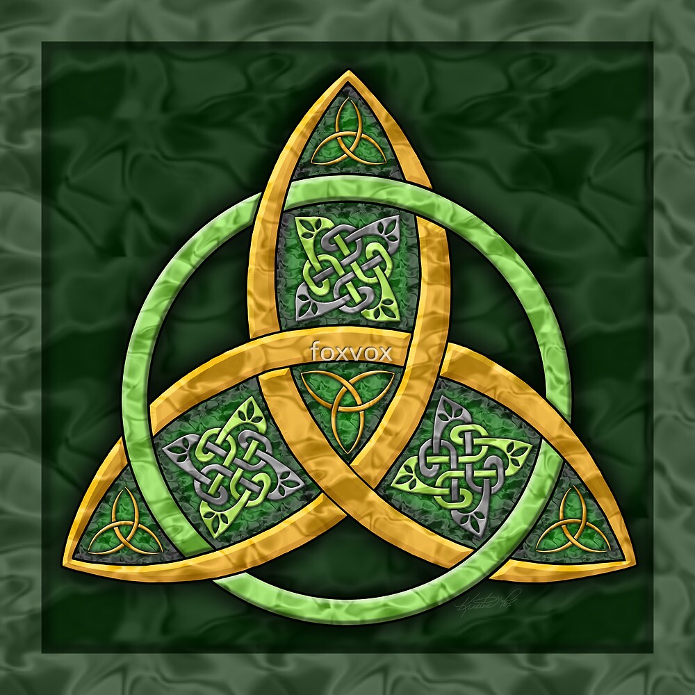 Celtic Trinity Knot By Foxvox Redbubble