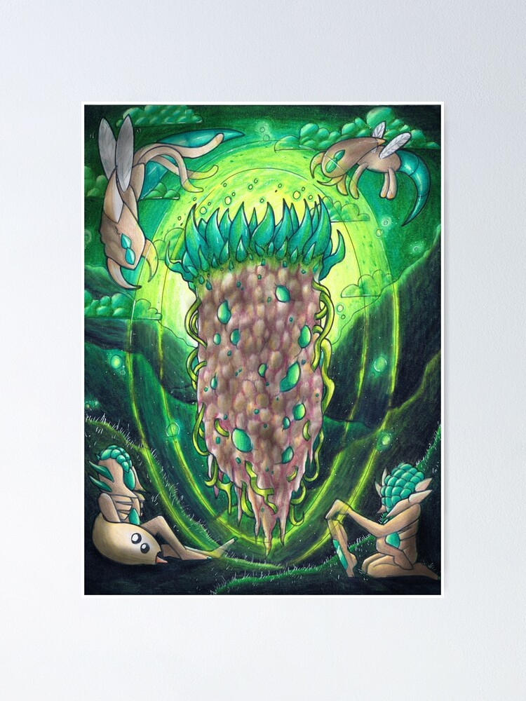 "Vortex Pillar- Terraria" Poster by Bettypico | Redbubble