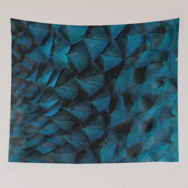 Item preview, Spiky Triangle Blue designed and sold by badlydrawnbabe.