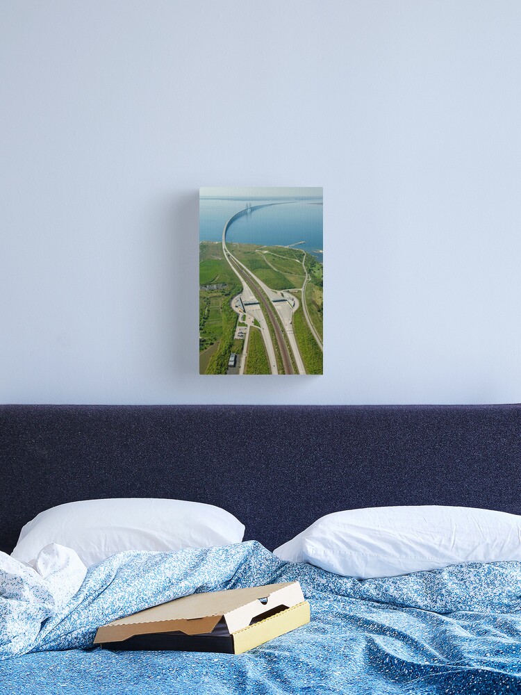 Thumbnail 2 of 3, Canvas Print, Oresund Bridge designed and sold by FotoJarmo.