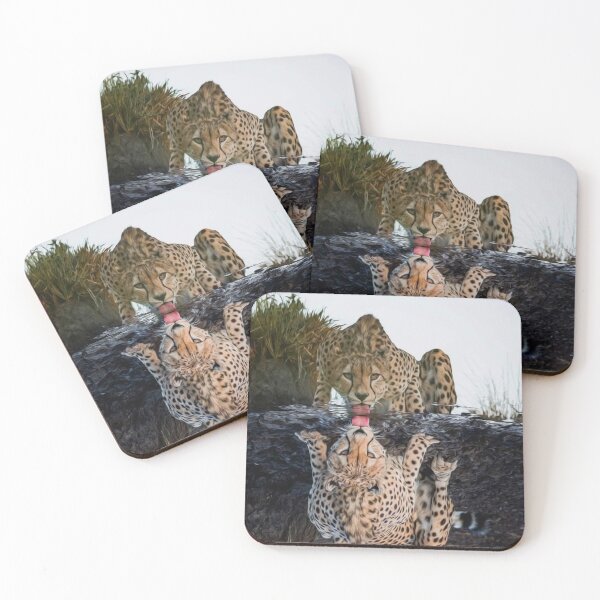 Item preview, LEOPARD AT THE WATER  designed and sold by johnnyssandart.
