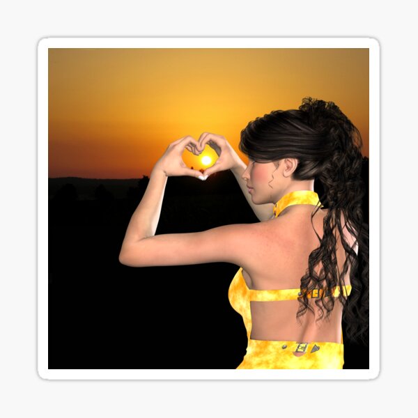 Sonnenuntergang Sie Sticker