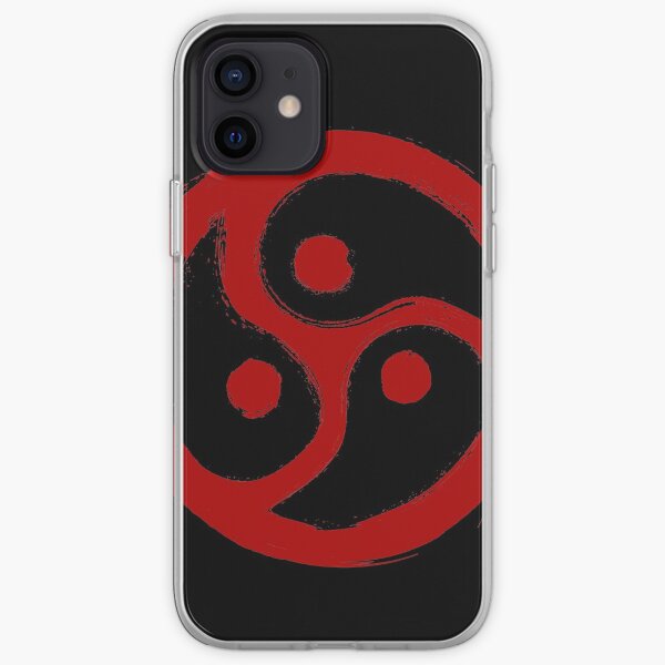Red BDSM Triskelion Grunge iPhone Soft Case