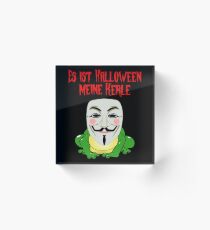 Es ist Mittwoch meine Kerle Halloween Acrylblock