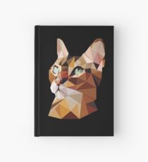 Cuaderno de tapa dura Gato geométrico de Bengala