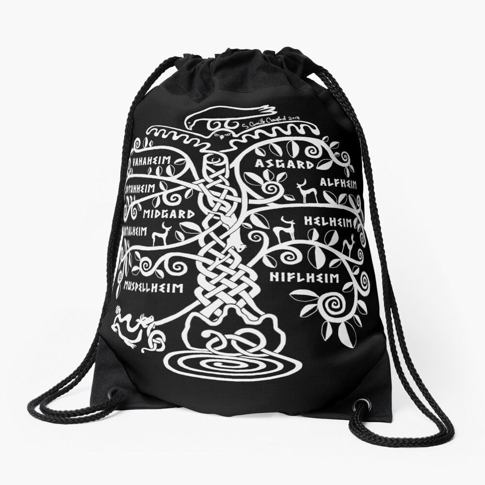 The World Tree - Yggdrasil Drawstring Bag